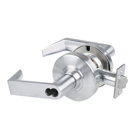 Schlage - ND80BDEU - Electrical Cylindrical Lock - Fail Secure - Less SFIC - Rhodes Lever - Satin Chrome - Fire Rated - Grade 1 - UHS Hardware