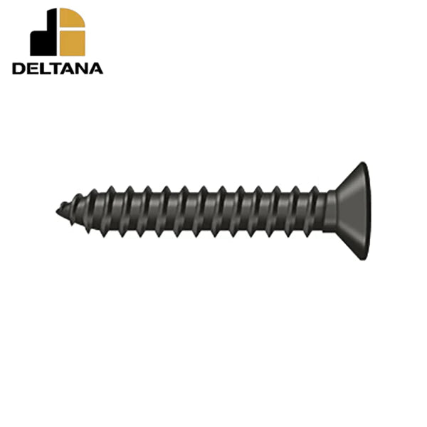 Deltana - Wood Screw - SB - #12 x 1-1/4" - Optional Finish