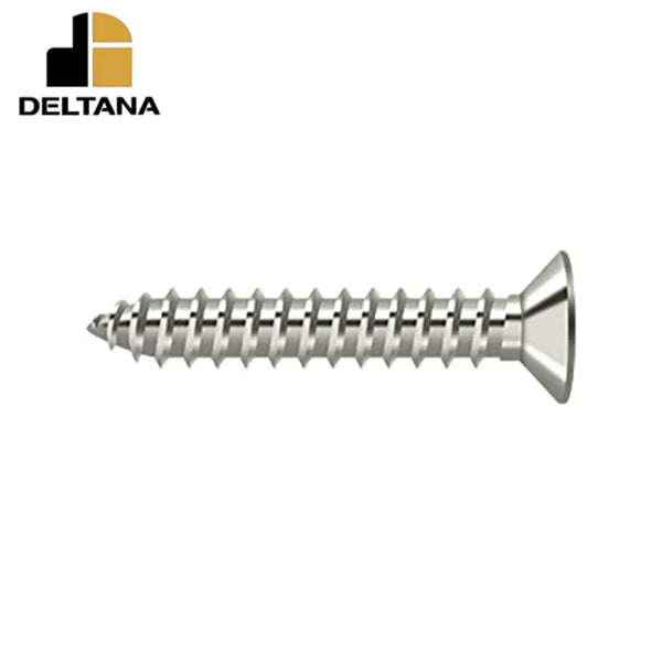 Deltana - Wood Screw - SB - #12 x 1-1/4" - Optional Finish