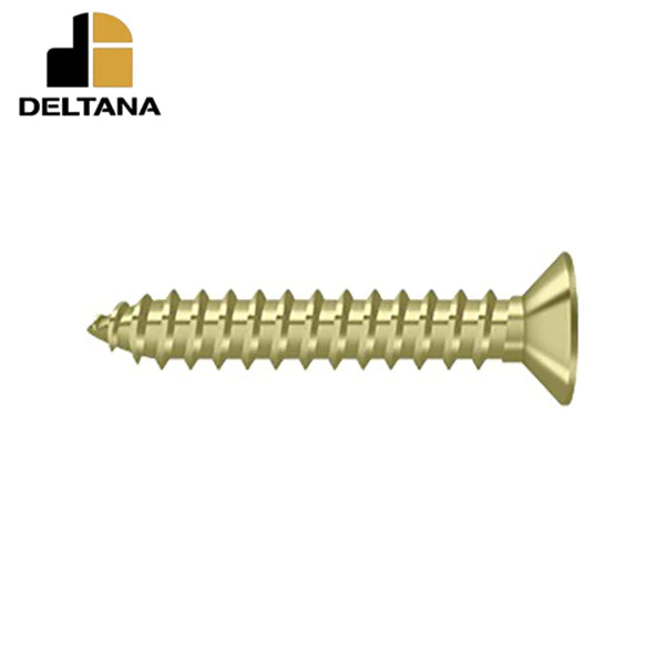 Deltana - Wood Screw - SB - #12 x 1-1/4" - Optional Finish