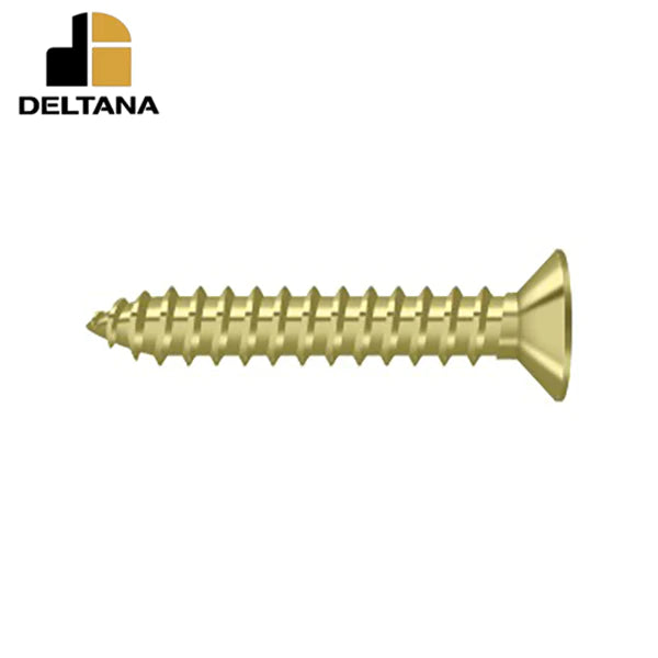 Deltana - Wood Screw - SB - #12 x 1-1/4" - Optional Finish