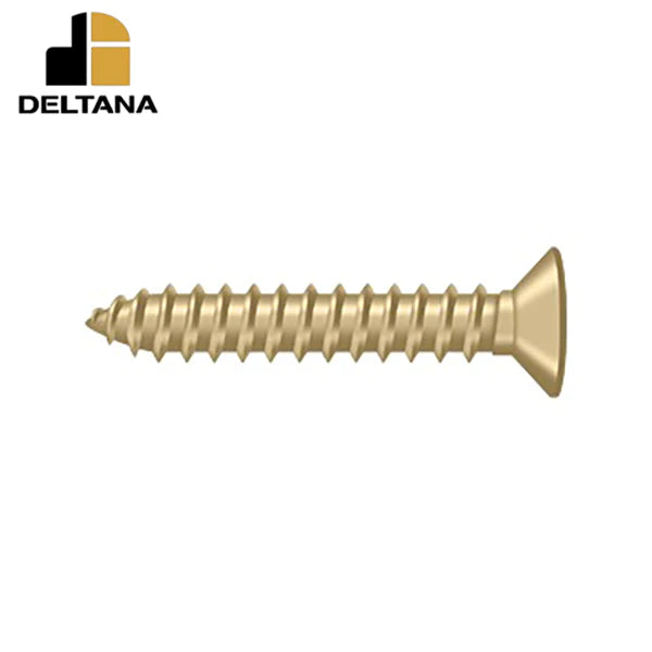 Deltana - Wood Screw - SB - #12 x 1-1/4" - Optional Finish