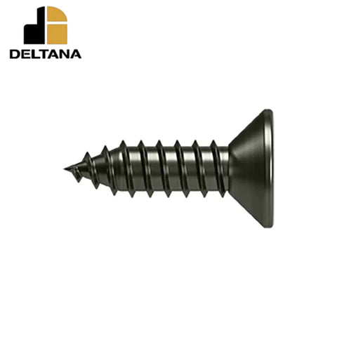 Deltana - Wood Screw - SB - #12 x 3/4"- 8 x 1.6mm Thread - Optional Finish