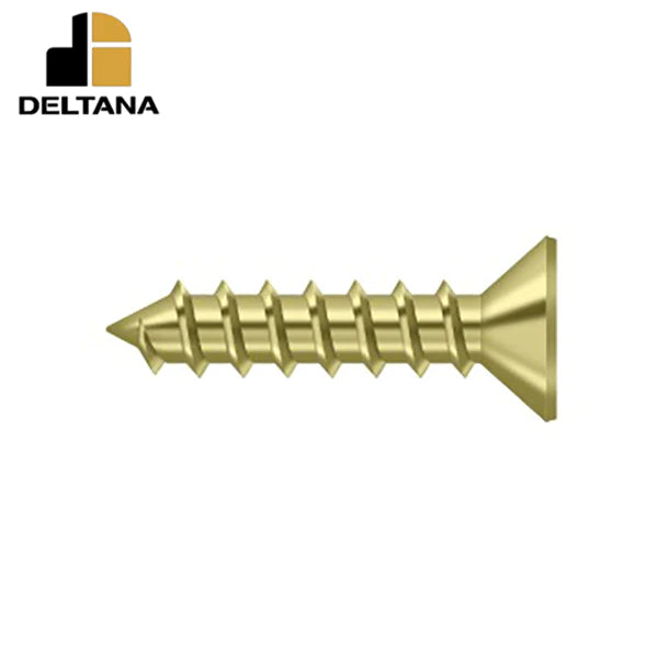 Deltana - Wood Screw - Steel - #12 x 1" - Optional Finish