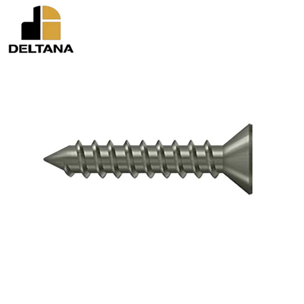 Deltana - Wood Screw - Steel - #12 x 1-1/4" - Optional Finish