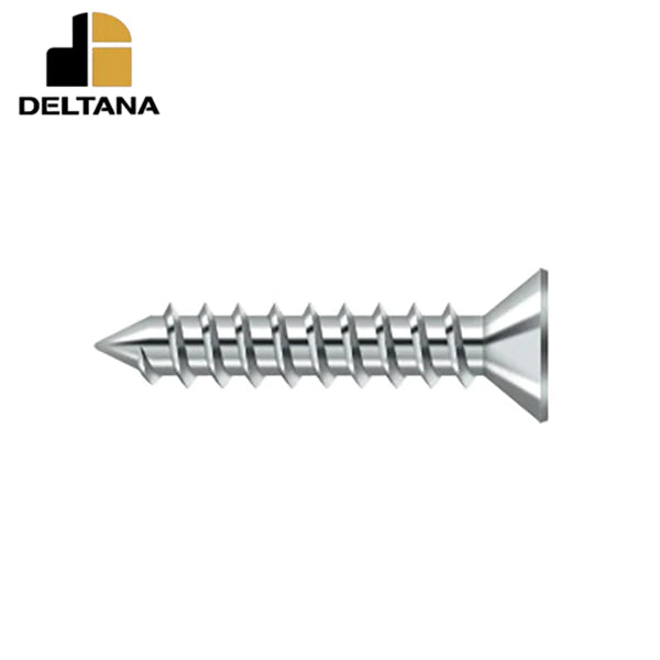Deltana - Wood Screw - Steel - #12 x 1-1/4" - Optional Finish