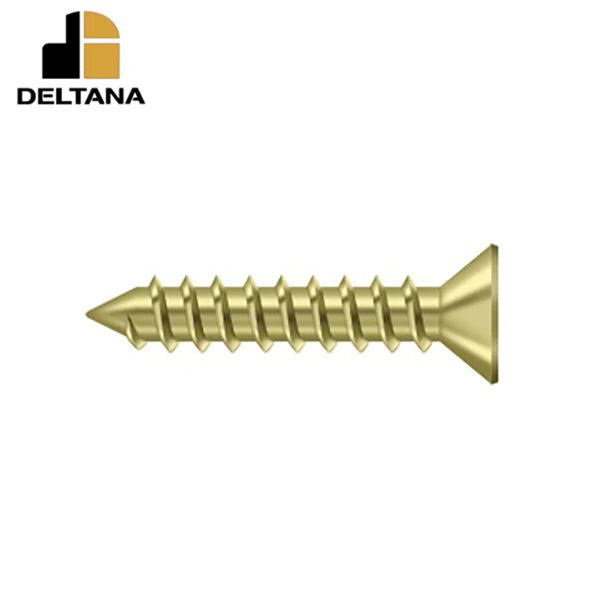 Deltana - Wood Screw - Steel - #12 x 1-1/4" - Optional Finish