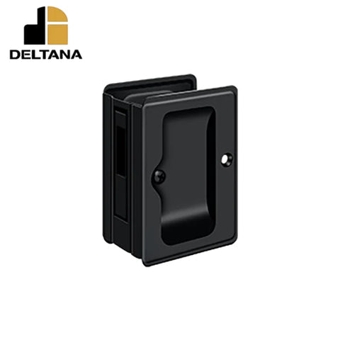 Deltana - Heavy Duty Pocket Lock - Adjustable - 3-1/4" x 2-1/4" Sliding Door Receiver - Optional Finish