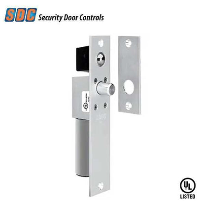 SDC - 1091 - Narrow Mortise Electric Bolt Lock - Concealed - Failsafe - 1-3/4" Frame - 12/24VDC - Aluminum - UHS Hardware