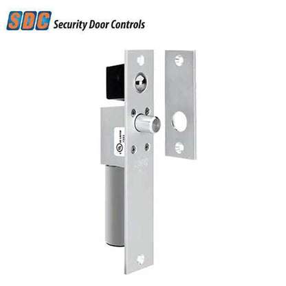 SDC - 1091 - Narrow Mortise Electric Bolt Lock - Concealed - Failsafe - 1-3/4" Frame - 12/24VDC - Aluminum - UHS Hardware