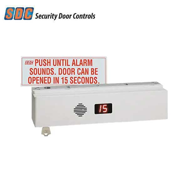 SDC - 1511S - Delayed Egress Single Magnetic Lock - Integrated - DPS - Surface Mount - 1650lbs - 12/24VDC - Aluminum - Grade 1 - UHS Hardware