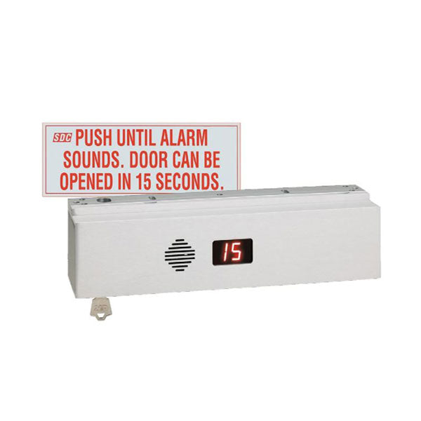 SDC - 1511SNAKV - Single Delayed Egress - EM Lock - Selectable Delayed - Surface Mount - 1650lbs. - 12/24VDC - Aluminum - Fire Rated - Grade 1 - UHS Hardware