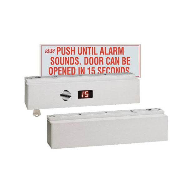SDC - 1511TNDKV - Tandem Delayed Egress - EM Lock - Fixed Delayed - Surface Mount - 1650lbs. - 12/24VDC - Aluminum - Fire Rated - Grade 1 - UHS Hardware