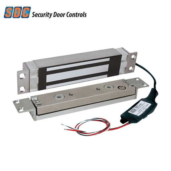 SDC - 1562 - Mortise Shear Magnetic Lock - Concealed - External Electronics - 2000lbs. - 12/24VDC - Grade 1 - UHS Hardware