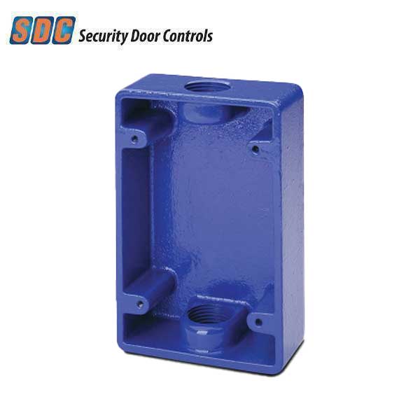 SDC - 491-BB - Blue Surface Mount Box - For 491 Series Break Glass Emergency Exit - Blue - UHS Hardware