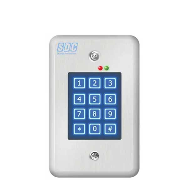 SDC - 918 - Digital Entry Keypad - Indoor - 500 Users - 12/24V AC/DC - Satin Stainless Steel - UHS Hardware