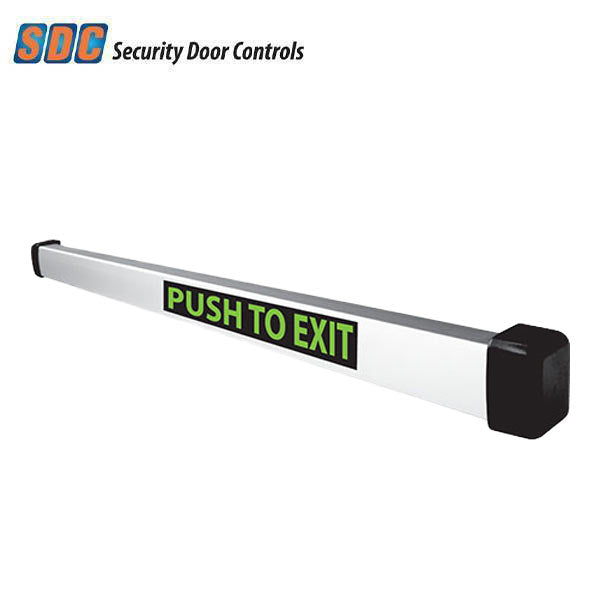 SDC - MSB550W-2VW - Outdoor Mechanical Switch Bar Exit Device - 36" - Weather Sealed - Heavy Duty - 628 - Aluminum Clear Anodized - UHS Hardware
