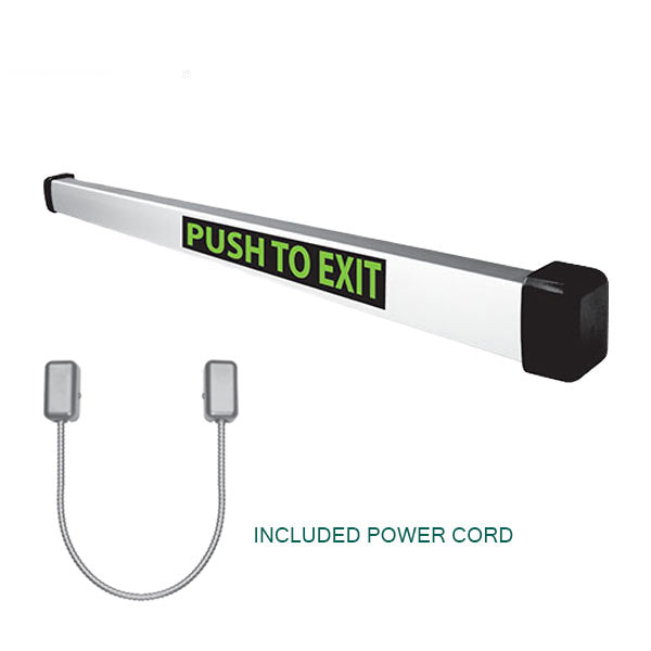 SDC - MSB550W-2VW - Outdoor Mechanical Switch Bar Exit Device - 36" - Weather Sealed - Heavy Duty - 628 - Aluminum Clear Anodized - UHS Hardware