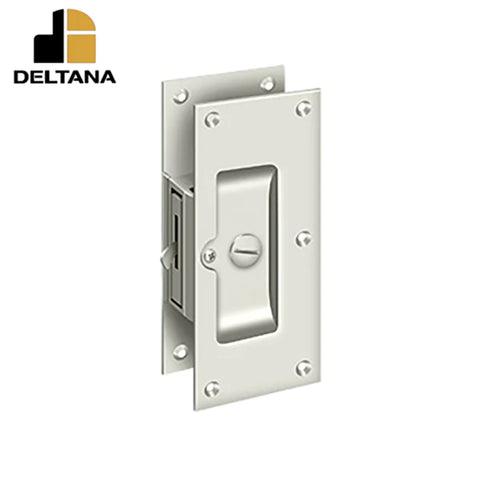 Deltana - Decorative Pocket Lock 6" - Privacy - 1-3/8" - 1-5/8" Door Thickness - Optional Finish
