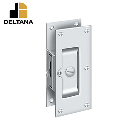 Deltana - Decorative Pocket Lock 6" - Privacy - 1-3/8" - 1-5/8" Door Thickness - Optional Finish