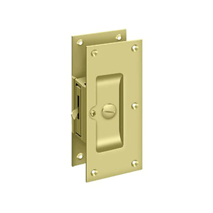 Deltana - Decorative Pocket Lock 6" - Privacy - 1-3/8" - 1-5/8" Door Thickness - Optional Finish