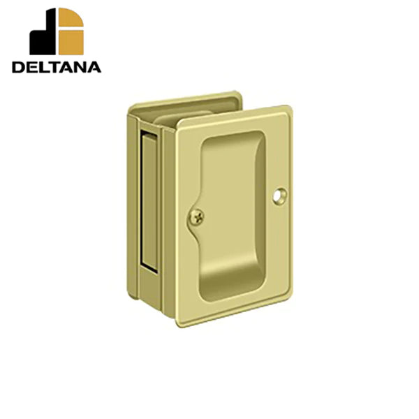 Deltana - Heavy Duty Pocket Lock - Adjustable - 3-1/4" x 2-1/4" Passage - 1-3/8 - 1-5/8 Door Thickness - Optional Finish
