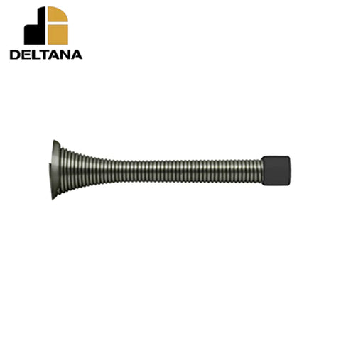 Deltana - 3-3/4" Baseboard Door Bumper - Heavy Duty - Steel - Optional Finish
