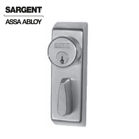 Sargent - 113 Auxiliary Outside Control Trim - for 8400/8600 Exit Devices - Satin Stainless Steel -  Classroom - UHS Hardware