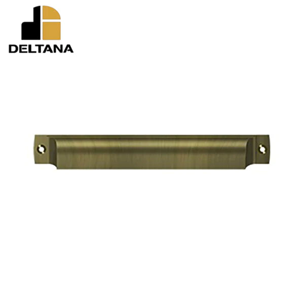 Deltana - Rectangular Shell Pull - 7" - Optional Finish