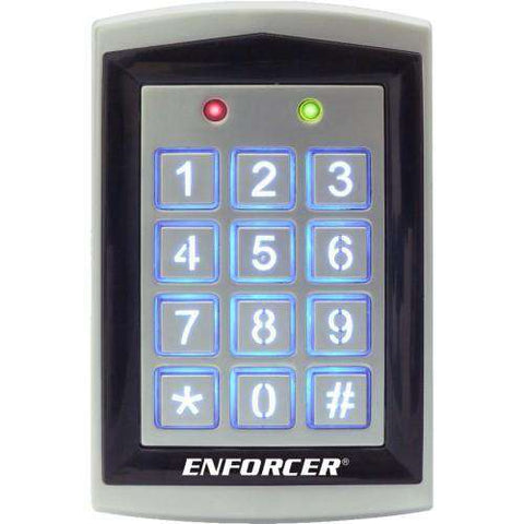 Seco-Larm - Access Control Digital Keypad - 1010 Users - Weatherproof - Sealed Housing - w/ PROX Card Reader - Outdoor - UHS Hardware