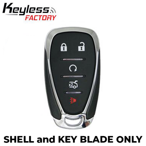 2016-2020 Chevrolet / 5-Button Smart Key SHELL for HYQ4AA HYQ4EA (AFTERMARKET) - UHS Hardware