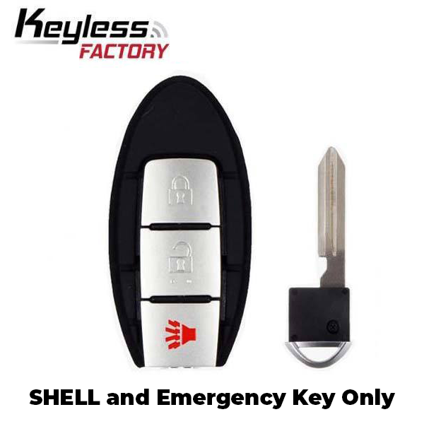 2007-2015 Infiniti / 3-Button Smart Key SHELL / KR55WK48903 KR55WK49622 (SKS-INF-9033) - UHS Hardware