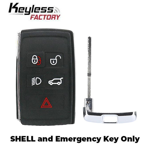2010-2020 Jaguar/ Land Rover / 5-Button Smart Key SHELL for BKOBJTF10A  (AFTERMARKET) - UHS Hardware