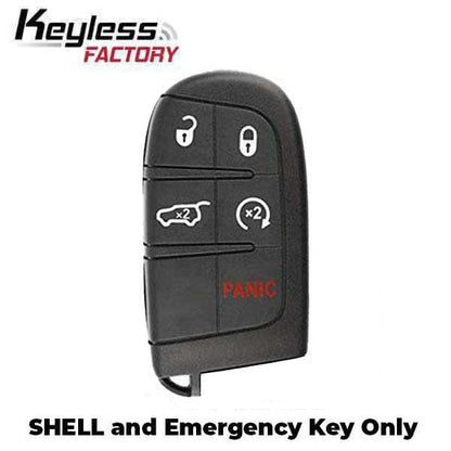 2014-2021 Jeep Grand Cherokee / 5-Button Smart Key SHELL for M3N-40821302 (AFTERMARKET) - UHS Hardware