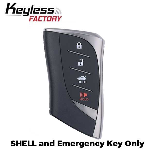 2019-2021 Lexus / 4-Button Smart Key SHELL / PN: 8990H-33020 / HYQ14FBF (AFTERMARKET) - UHS Hardware