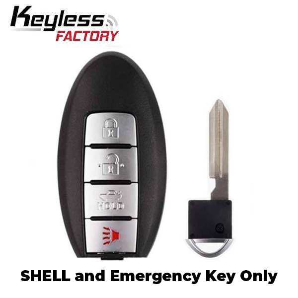 2013-2019 Nissan / 4-Button Smart Key SHELL / KR5S180144014 (SKS-NIS-40144) - UHS Hardware