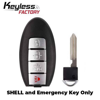 2013-2019 Nissan / 4-Button Smart Key SHELL / KR5S180144014 (SKS-NIS-40144) - UHS Hardware