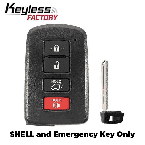 2013-2020 Toyota / 4-Button Smart Key SHELL / HYQ14FBA (SKS-TOY-130) - UHS Hardware