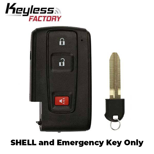 2004-2009 Toyota Prius / 3-Button Smart Key SHELL / M0ZB31EG MOZB21TG (SKS-TOY-PRIUS) - UHS Hardware