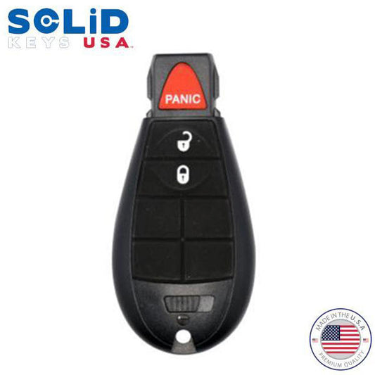 Solid Keys USA - 2008-2017 Dodge Chrysler Jeep / OEM Replacement / 3-Button Fobik Key - UHS Hardware