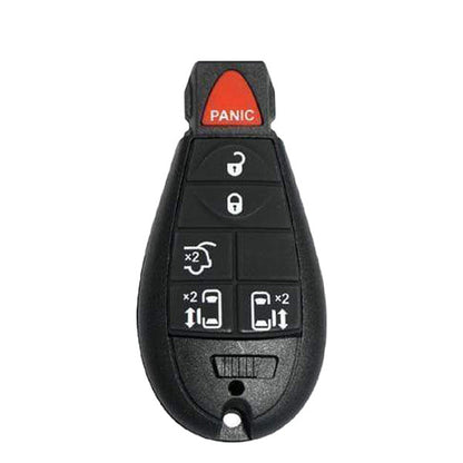 Solid Keys USA - 2008-2017 Dodge Chrysler Jeep / OEM Replacement / 6-Button Fobik Key w/ Hatch & Sliding Van Doors - UHS Hardware