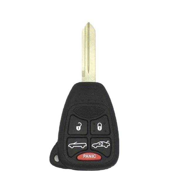 Solid Keys USA - 2004-2017 Chrysler Dodge Jeep / OEM Replacement / 5-Button Remote Head Key w/ Trunk & Convertible - UHS Hardware