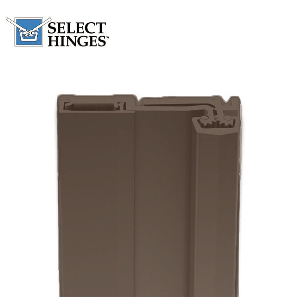 Select Hinges - 21 - 85" - Geared Full Surface Continuous Hinge - Dark Bronze - Standard Duty - UHS Hardware