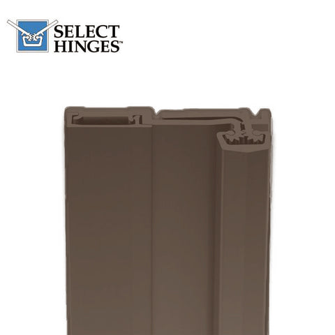 Select Hinges - 21 - 83" - Geared Full Surface Continuous Hinge - Dark Bronze - Heavy Duty - UHS Hardware