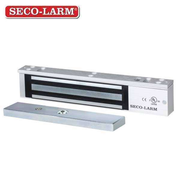 Seco-Larm - Single Door - Maglock - 600 lb Holding Force - Bond Sensor - Status LED w/ Mounting Accessories - CE listed - UHS Hardware