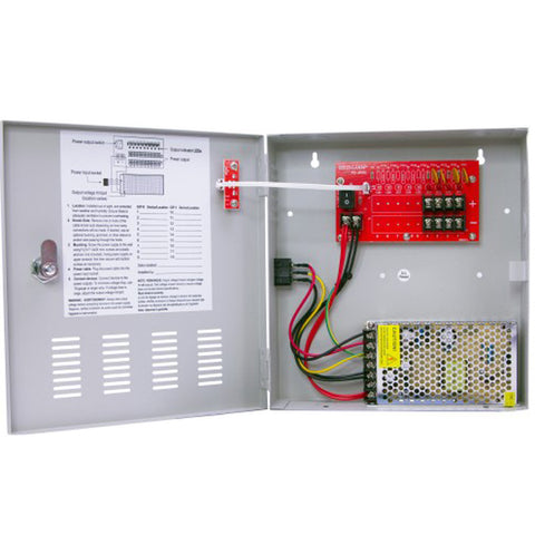 Seco-Larm - SLM-PC-U0405-PULQ - Switching CCTV Power Supply - 4 Outputs - 5 Amp - UHS Hardware