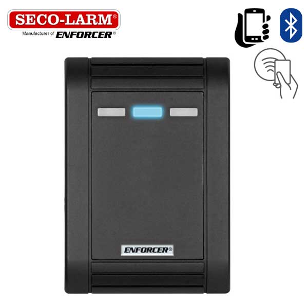 Seco-Larm - PR-B1124-PQ - ENFORCER - Bluetooth / Prox - Access Control Reader - 1000 Users - Weatherproof - Vandal Resistant - Outdoor - UHS Hardware