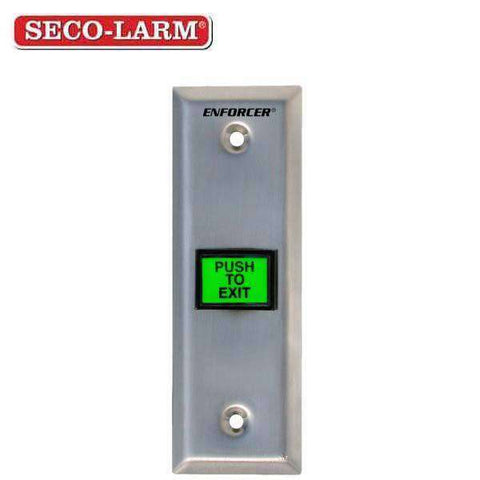 Seco-Larm - Slimline LED Illuminated RTE Wall Plate - Built-in Timer - UHS Hardware