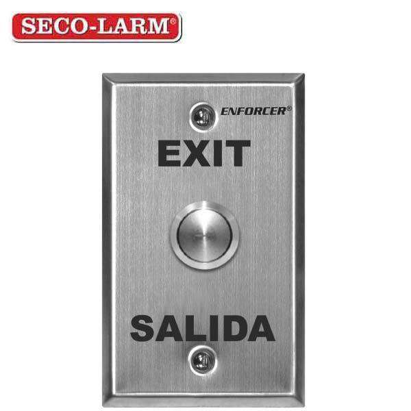 Seco-Larm - Vandal Resistant RTE Wall Plate Push Button Switch - Single Gang - UHS Hardware