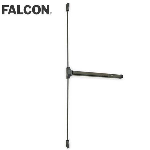 Falcon 19-V-EO SP313 3FT-L Surface Vertical Rod Exit Device - 36 - 695 - Dark Bronze - LH - UHS Hardware